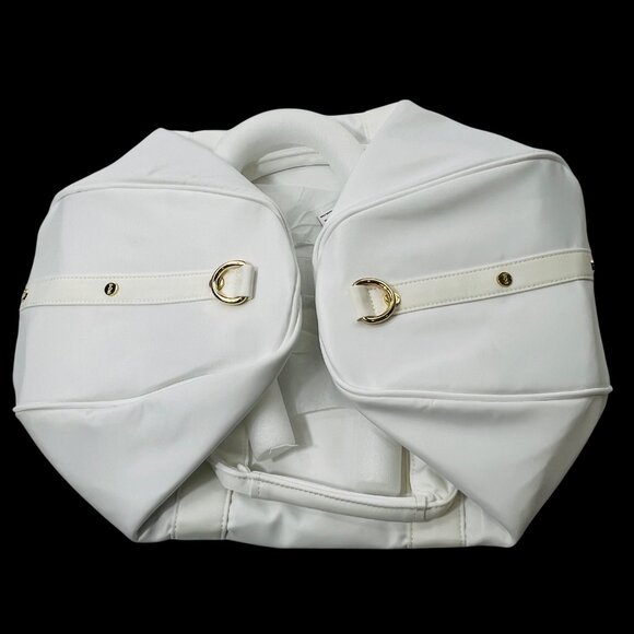 Stoney Clover Lane Classic Mini Duffle Bag Blanc - Picture 3 of 14